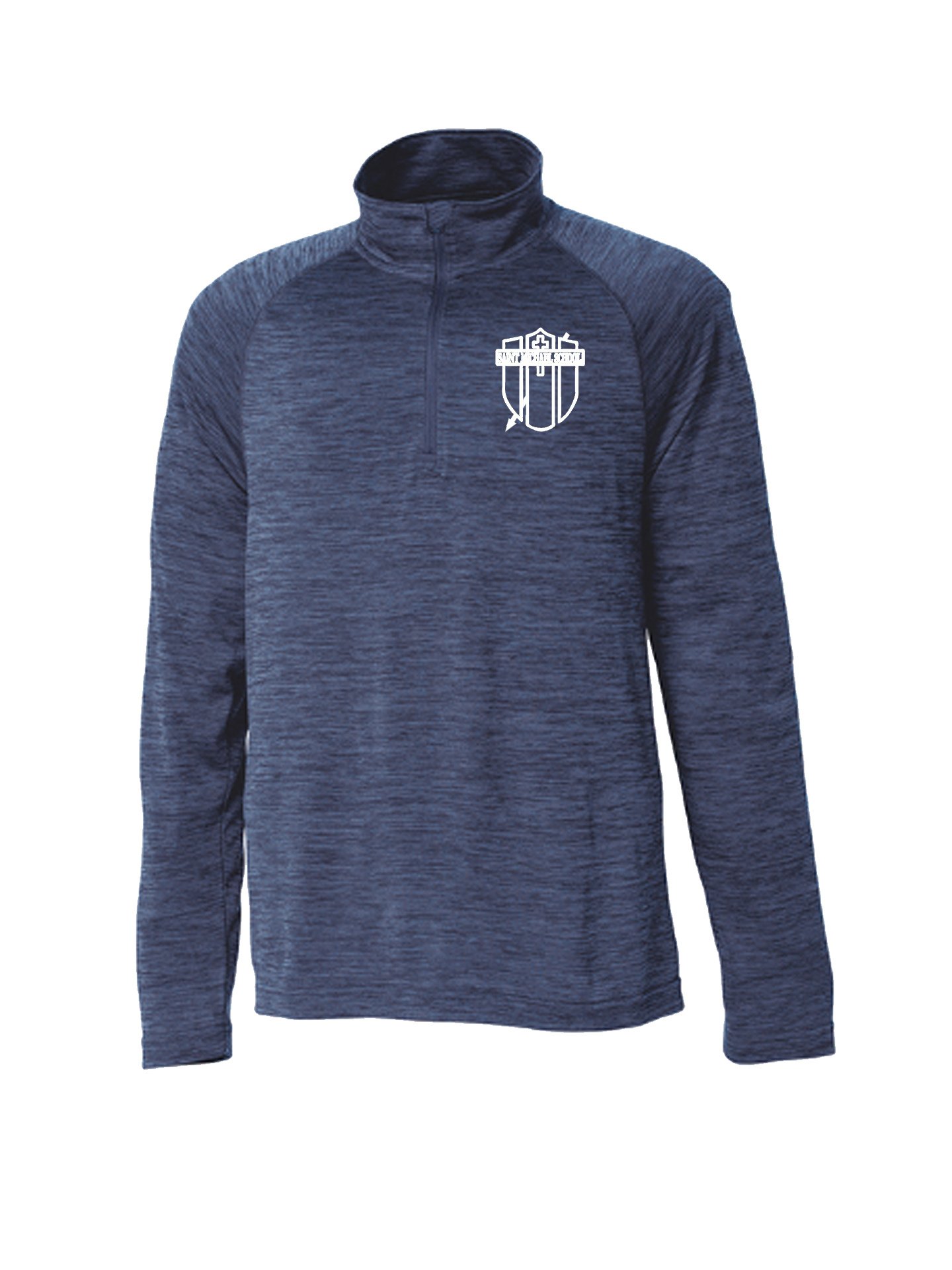 Charles River Apparel ST. MICHAEL SPIRITWEAR  ADULT SPACE DYE PULLOVER