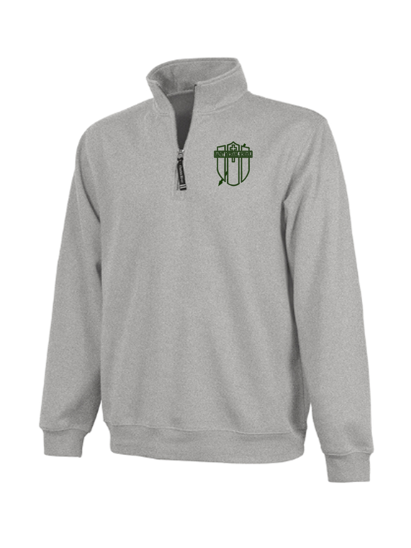 Charles River Apparel ST. MICHAEL FINDLAY 1/4 ZIP SWEATSHIRT