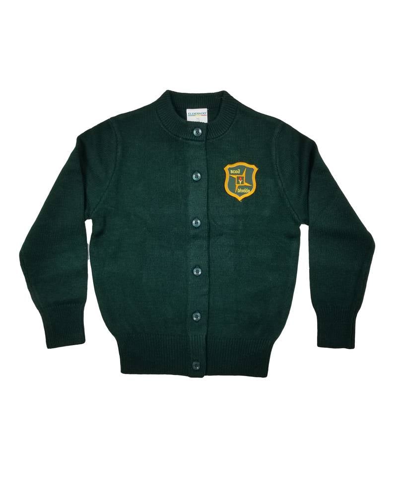 Elder Manufacturing Co. Inc. ST. BRIGID GIRLS CARDIGAN GREEN