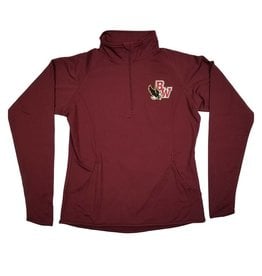 SanMar BISHOP WATTERSON WOMENS 1/4 ZIP WICKING PULLOVER