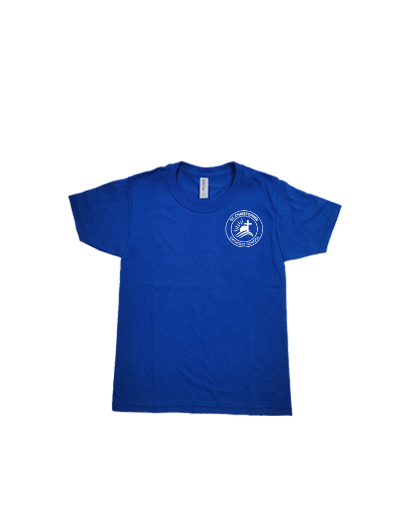 SanMar ST. CHRISTOPHER KINDERGARTEN GYM T-SHIRT GRANDVIEW