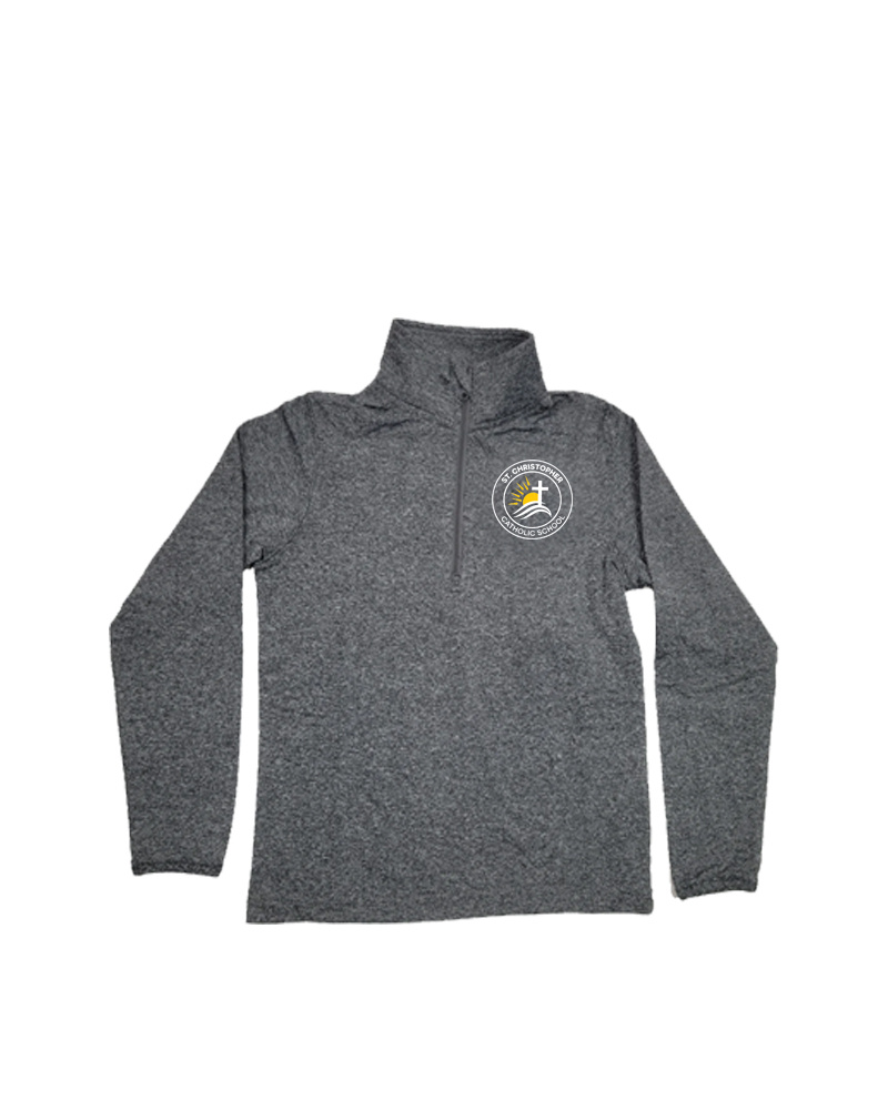 Elder Manufacturing Co. Inc. ST. CHRISTOPHER YOUTH/ADULT 1/4 ZIP DRY FIT PULLOVER GRANDVIEW
