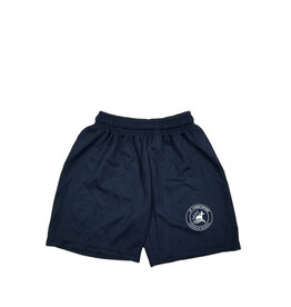 POWELL PRINT ST. CHRISTOPHER MESH GYM SHORTS GRANDVIEW