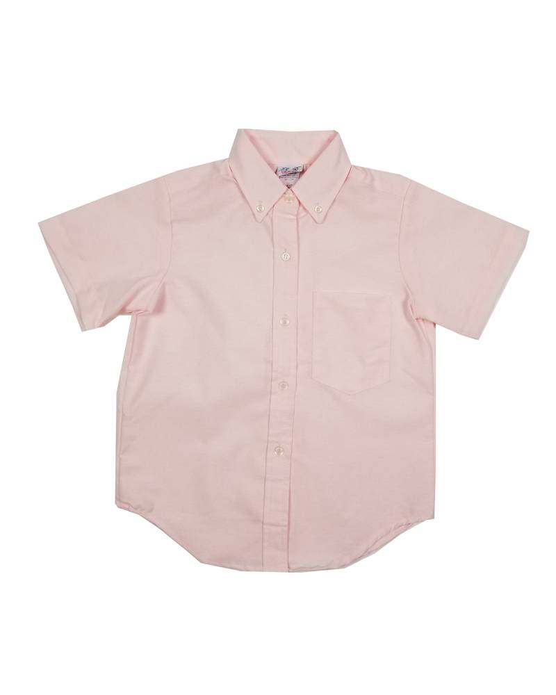 GIRLS/LADIES SS PINK OXFORD BLOUSE