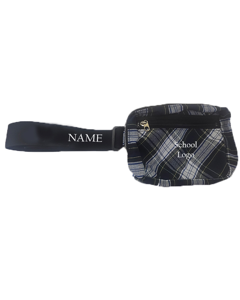EE DEE TRIM PLAIN FANNY PACK PLAID 80