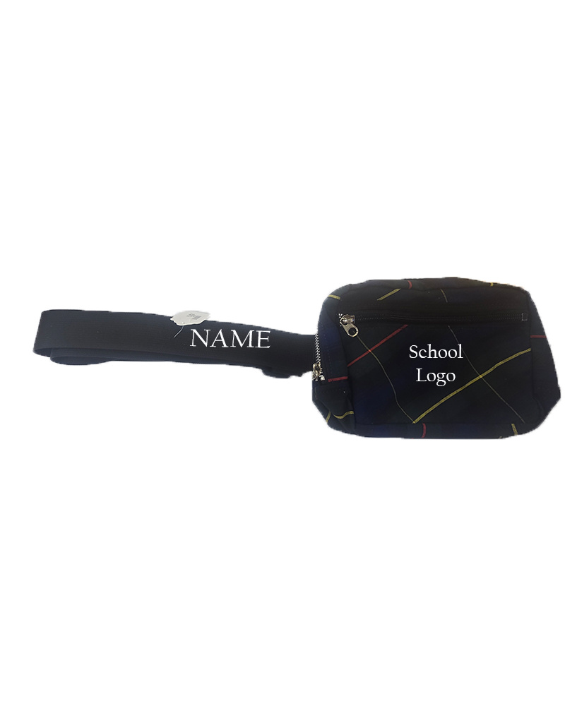 EE DEE TRIM PLAIN FANNY PACK PLAID 55