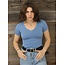 Angie Heather V-Neck Top (X2731)