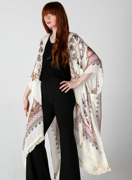 Angie Lace Trim Kimono (X2Y57)