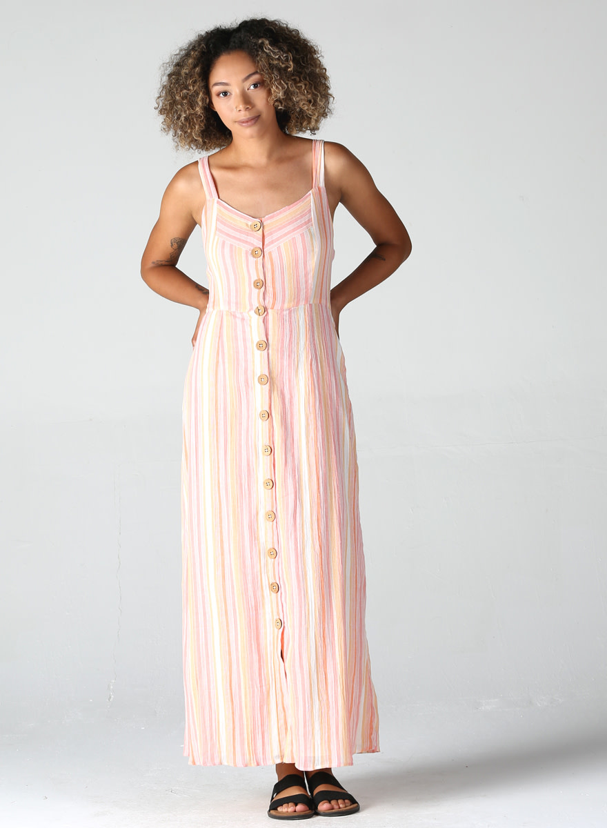 button up maxi