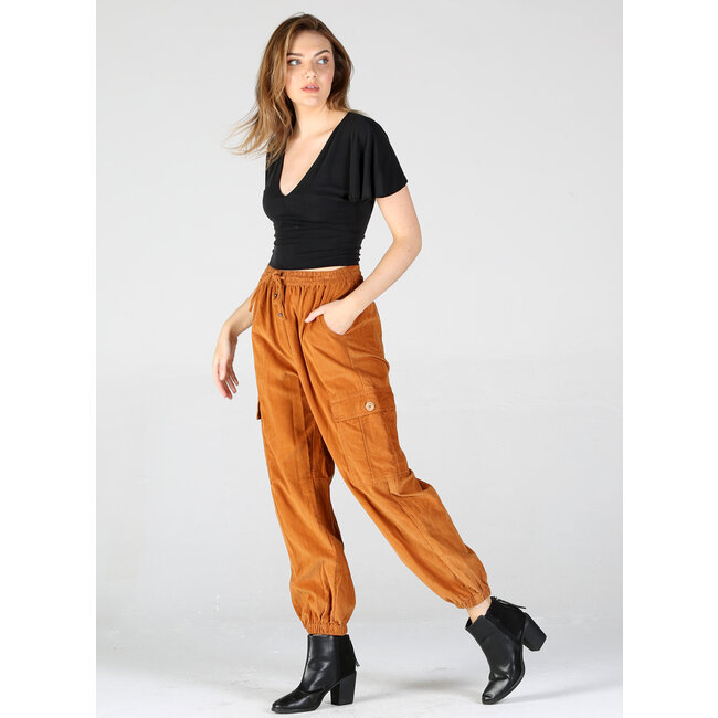 Angie Angie Pant w/Side Pocket & Elastic Ankle Cuff (25R36)