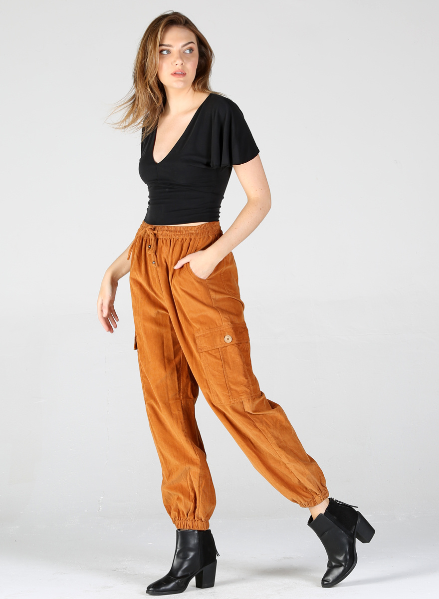 Relaxed Cuffed Bottom Pants – Betsey's Boutique Shop