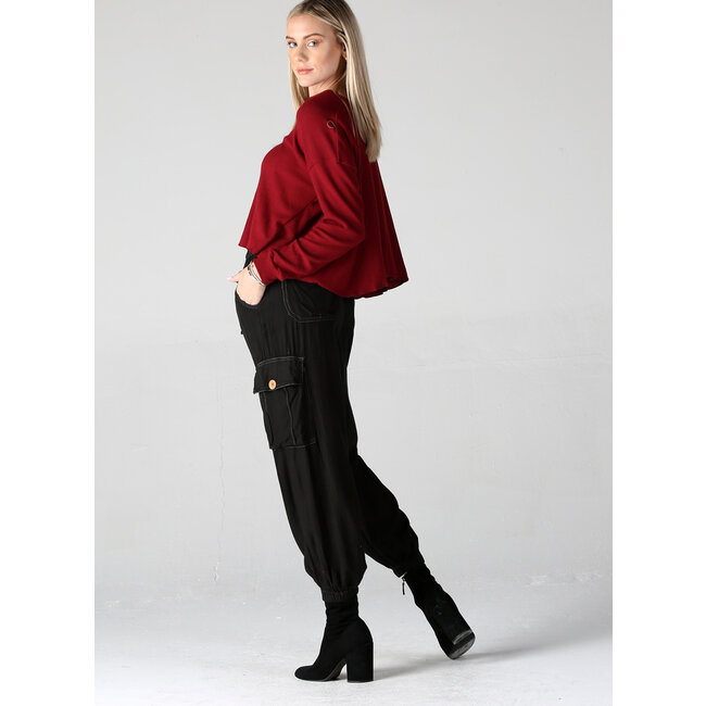 Angie Angie Pant w/Side Pocket & Elastic Ankle Cuff (25R36)
