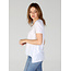 Angie Scoop Neck Shirt  Raw Hem (X2AG4)