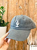 Gabacho Embroidered Saguaro Pigment Dyed Dad Hats