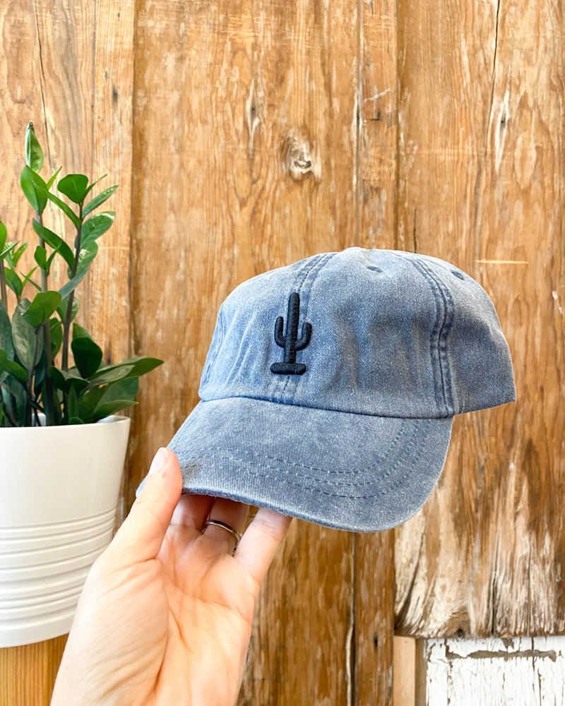 Gabacho Embroidered Saguaro Pigment Dyed Dad Hats