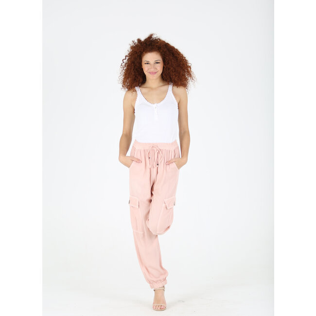 Angie Angie Pant w/Side Pocket & Elastic Ankle Cuff (25R36)