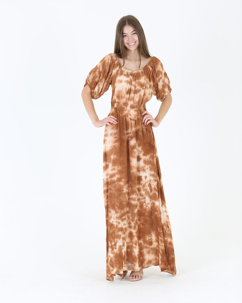 Angie Tie-Dye Maxi Dress (C4346)