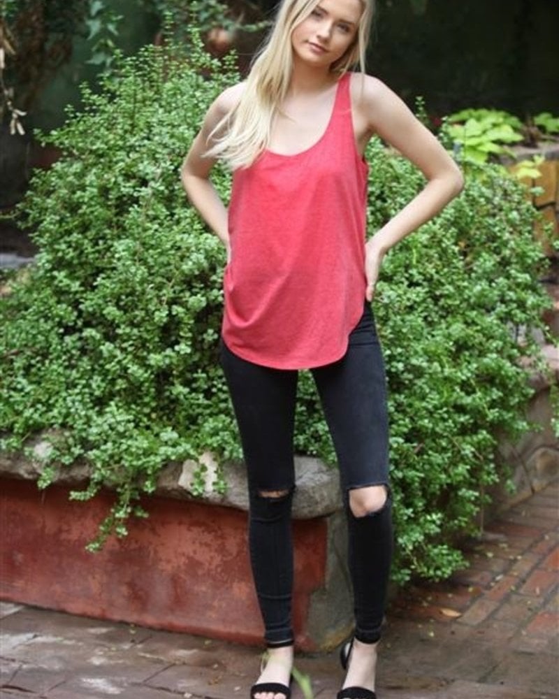Angie Scoop Neck Knit Tank (X2Y04)