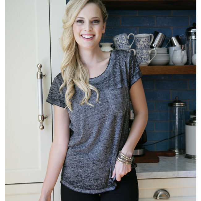 Angie Angie Softwash Pocket Tee (X2C97)