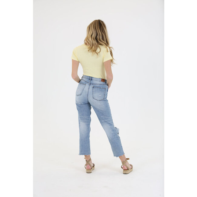 Angie Basic V-neck Tee Shirt (X2731)