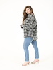 Angie Plus Button Up Plaid Flannel (B9Z44)