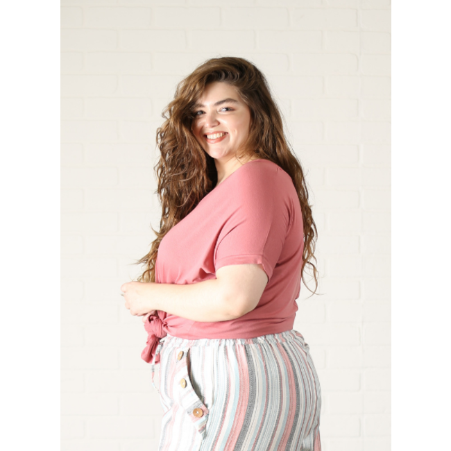 Angie Angie Plus V-Neck  (X9K05)