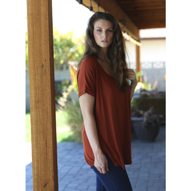 Angie Angie Plus V-Neck  (X9K05)