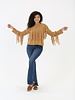 Angie Chenille Sweater  With Fringe (XHH31)