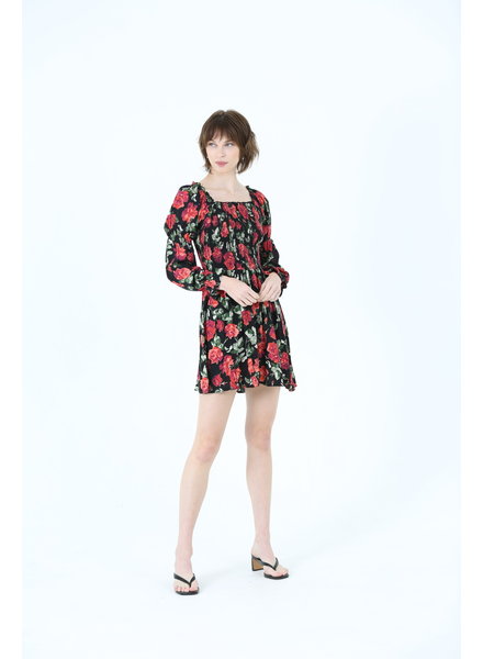 Angie Long Sleeve Mini Dress (C4388)
