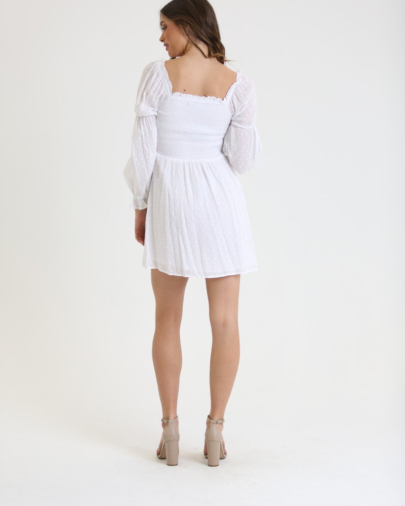 Angie Long Sleeve Mini Dress (C4388)