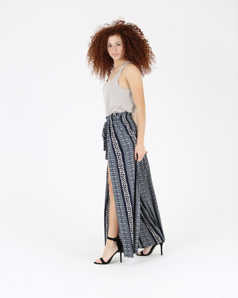 Angie, Pants & Jumpsuits, Wideleg Tribal Print Palazzo Pants