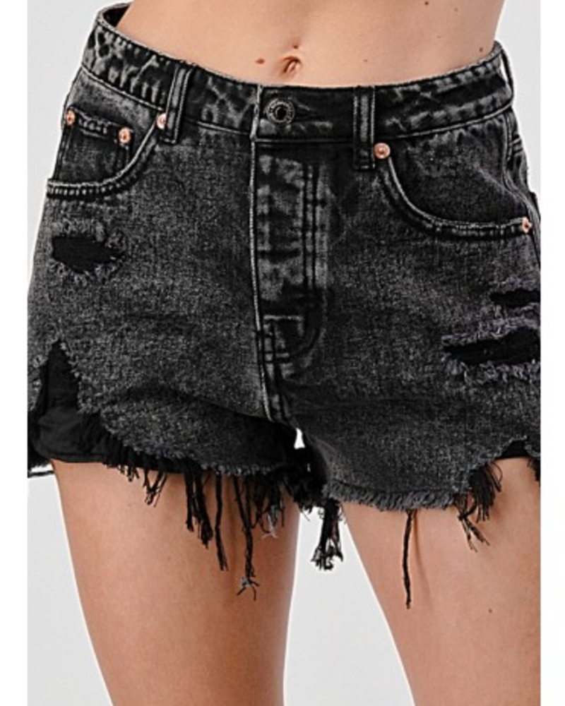 Signature 8 High Waisted Destroyed Shorts (S80141)