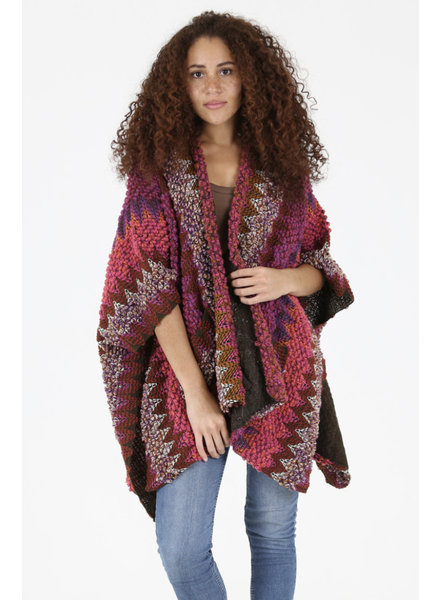 Angie Colorful Knit Wrap (SJA23)