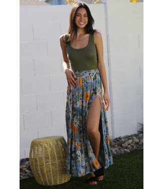 Angie Angie Maxi Skirt With Side Slits (26N20)