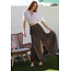 Angie Angie Maxi Length Skirt w/ Small Slit On The Side (26L76)
