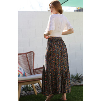 Angie Maxi Length Skirt w/ Small Slit On The Side (26L76 Angie Maxi Length Skirt w/ Small Slit On The Side (26L76