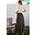 Angie Angie Maxi Length Skirt w/ Small Slit On The Side (26L76)