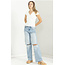 Double Zero Double Zero SS Top W/ Ruched Neckline (DZ23C418)