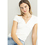 Double Zero Double Zero SS Top W/ Ruched Neckline (DZ23C418)