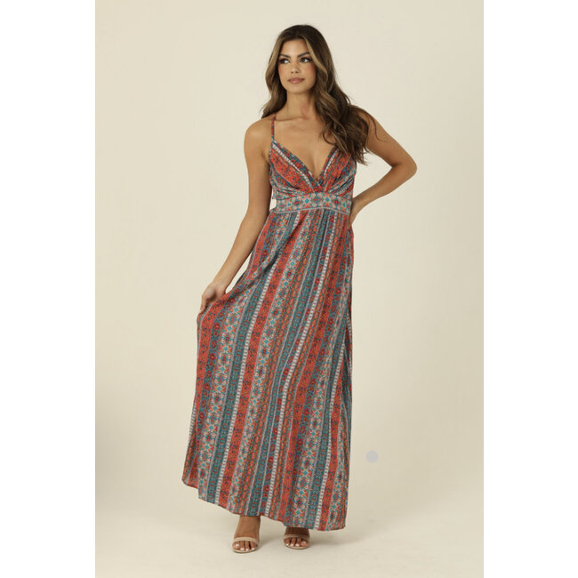 Angie Angie Maxi Dress w/ Surplus Top (B4Y27)