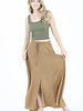 Angie Smocked Waist Maxi Skirt (X6363)