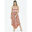 Angie Smocked Angled Hem Dress (F4E04)