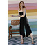 Angie Angie Smocked Bodice Angled Hem Jumpsuit (Q5V65)