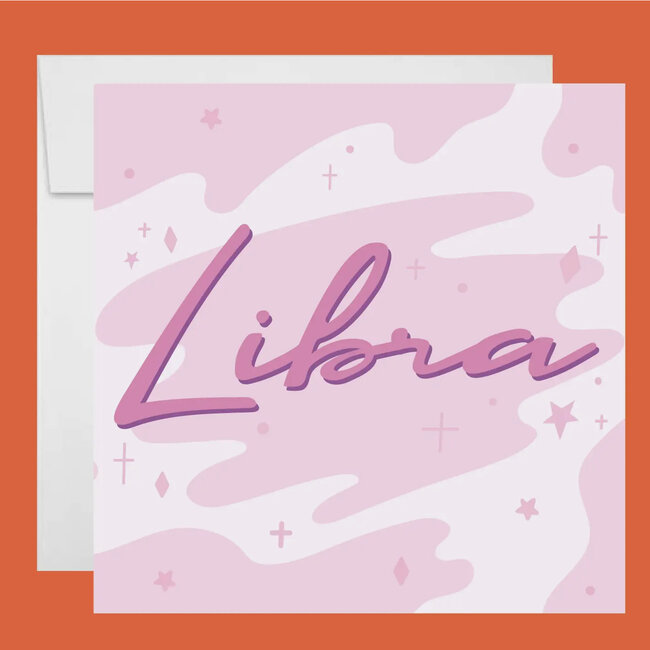 Wild Rose Zodiac Greeting Card