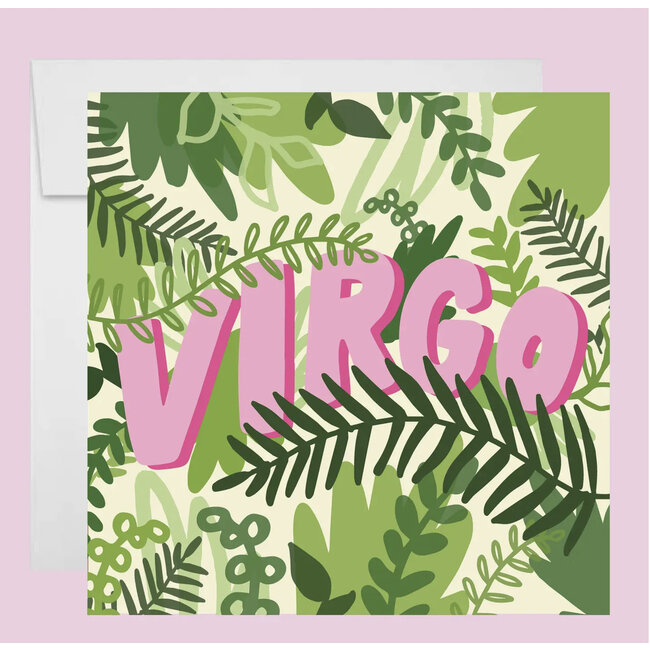 Wild Rose Zodiac Greeting Card