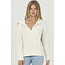 Angie Angie Rib Knit VNeck Collard Sweater (XHP61)