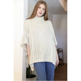 Angie Cowl Neck Poncho (XHP38) ASIS - Creations Boutique