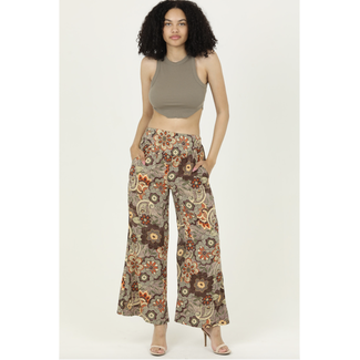 Angie Angie Printed Pants(25A93)