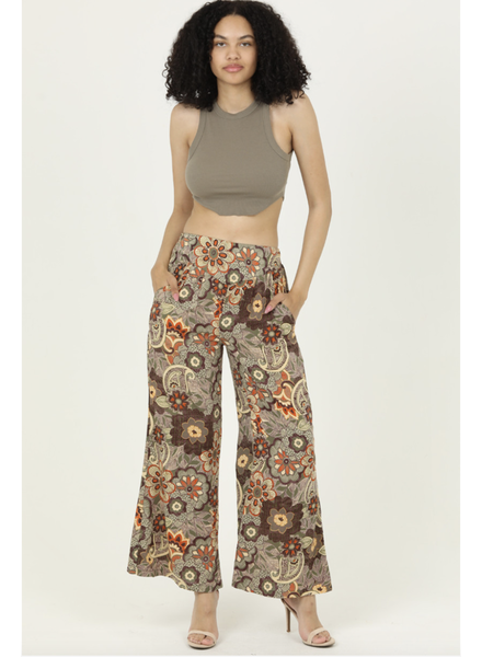 Angie Printed Pants(25A93)