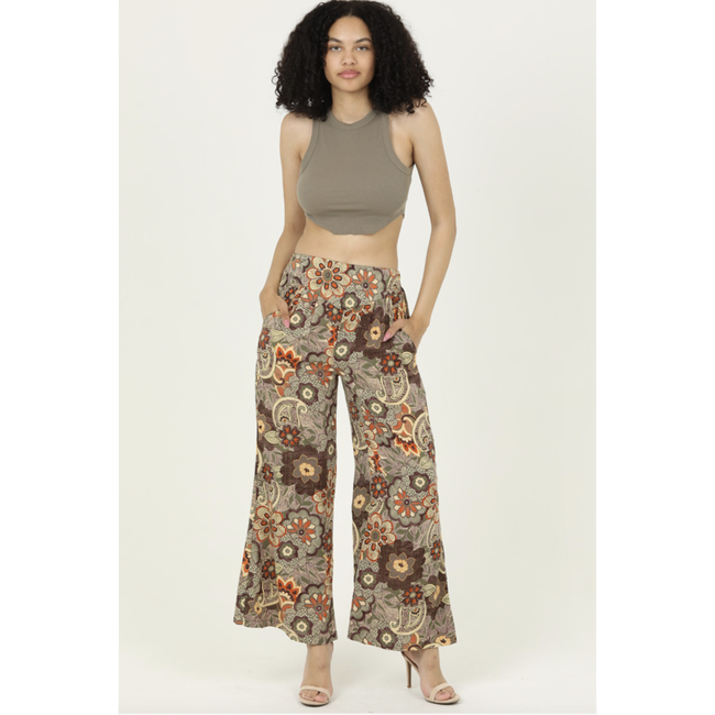 Angie Printed Pants(25A93)